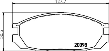 Комплект тормозных колодок HELLA PAGID 8DB 355 026-751