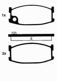 Комплект тормозных колодок HELLA PAGID 8DB 355 007-271