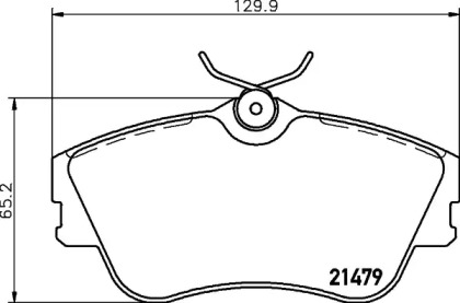 Комплект тормозных колодок HELLA PAGID 8DB 355 018-071