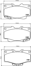 Комплект тормозных колодок HELLA PAGID 8DB 355 027-161