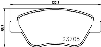 Комплект тормозных колодок HELLA PAGID 8DB 355 011-871