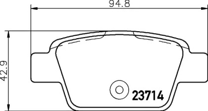 Комплект тормозных колодок HELLA PAGID 8DB 355 018-851