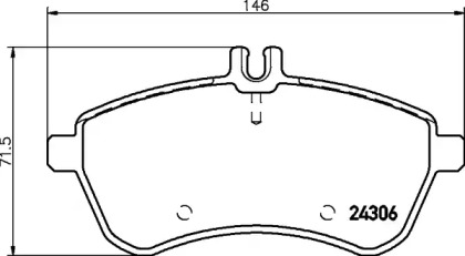 Комплект тормозных колодок HELLA PAGID 8DB 355 026-151