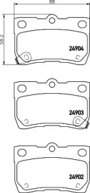 Комплект тормозных колодок HELLA PAGID 8DB 355 024-471