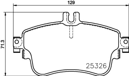 Комплект тормозных колодок HELLA PAGID 8DB 355 019-751