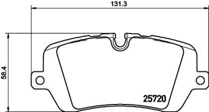 Комплект тормозных колодок HELLA PAGID 8DB 355 020-361