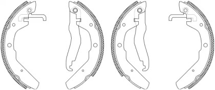 Комлект тормозных накладок HELLA PAGID 8DB 355 003-501