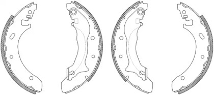 Комлект тормозных накладок HELLA PAGID 8DB 355 003-241