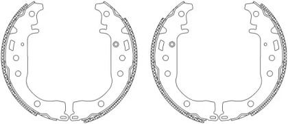 Комлект тормозных накладок HELLA PAGID 8DB 355 003-441