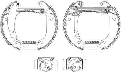 Комлект тормозных накладок HELLA PAGID 8DB 355 003-771