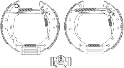 Комлект тормозных накладок HELLA PAGID 8DB 355 004-791