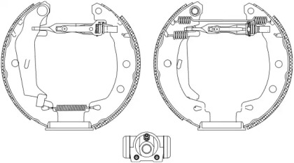 Комлект тормозных накладок HELLA PAGID 8DB 355 004-691