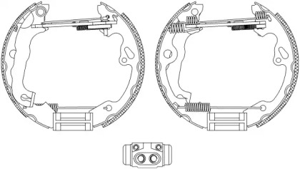 Комлект тормозных накладок HELLA PAGID 8DB 355 004-491