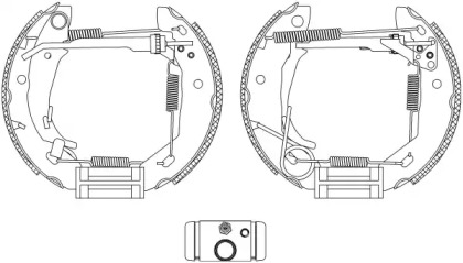 Комлект тормозных накладок HELLA PAGID 8DB 355 005-061