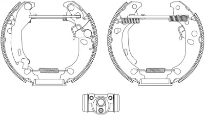 Комлект тормозных накладок HELLA PAGID 8DB 355 004-891