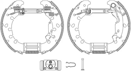 Комлект тормозных накладок HELLA PAGID 8DB 355 005-181