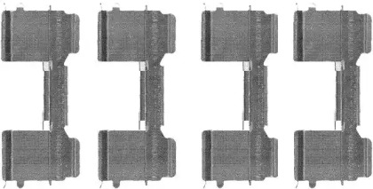 Комплектующие HELLA PAGID 8DZ 355 205-041