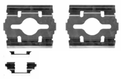 Комплектующие HELLA PAGID 8DZ 355 203-581