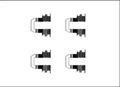 Комплектующие HELLA PAGID 8DZ 355 205-551