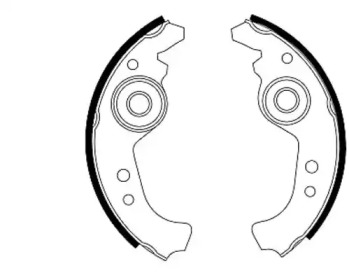 Комлект тормозных накладок HELLA PAGID 8DB 355 000-091