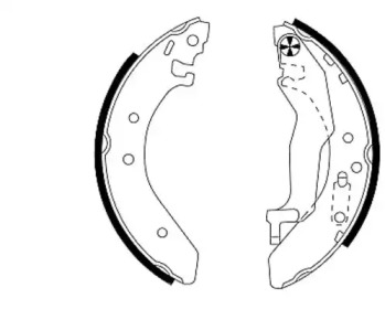 Комлект тормозных накладок HELLA PAGID 8DB 355 001-321