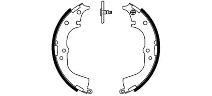 Комлект тормозных накладок HELLA PAGID 8DB 355 002-181