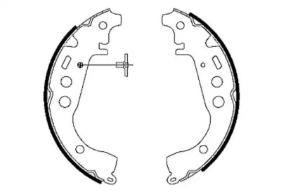 Комлект тормозных накладок HELLA PAGID 8DB 355 003-471