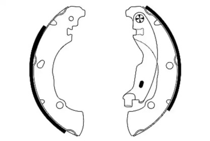 Комлект тормозных накладок HELLA PAGID 8DB 355 005-171