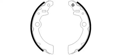 Комлект тормозных накладок HELLA PAGID 8DB 355 002-501