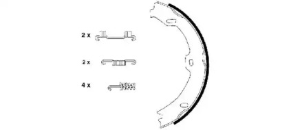 Комлект тормозных накладок HELLA PAGID 8DA 355 050-481