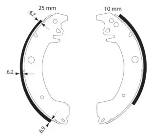 Комлект тормозных накладок HELLA PAGID 8DB 355 002-871