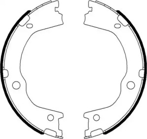 Комлект тормозных накладок HELLA PAGID 8DA 355 050-931