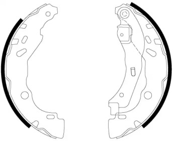 Комлект тормозных накладок HELLA PAGID 8DB 355 022-341