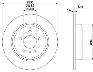 Тормозной диск HELLA PAGID 8DD 355 103-691