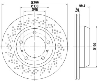 Тормозной диск HELLA PAGID 8DD 355 120-221