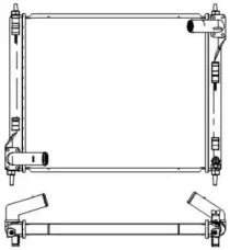 Теплообменник SAKURA Automotive 3341-8511