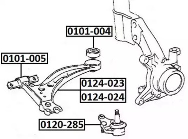 Подвеска ASVA 0101-005