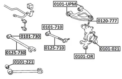 Подвеска ASVA 0101-021