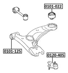 Подвеска ASVA 0101-022