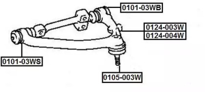 Подвеска ASVA 0101-03WB