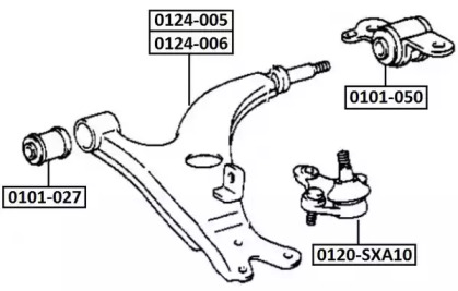 Подвеска ASVA 0101-050