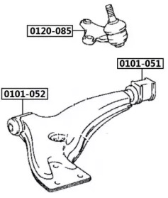 Подвеска ASVA 0101-051