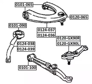 Подвеска ASVA 0101-065