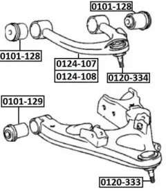 Подвеска ASVA 0101-128