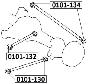 Подвеска ASVA 0101-134