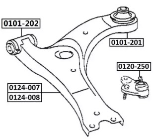 Подвеска ASVA 0101-202