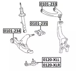 Подвеска ASVA 0101-234