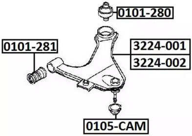 Подвеска ASVA 0101-280