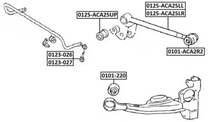 Подвеска ASVA 0101-ACA2R2