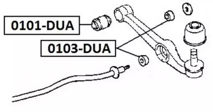 Подвеска ASVA 0101-DUA